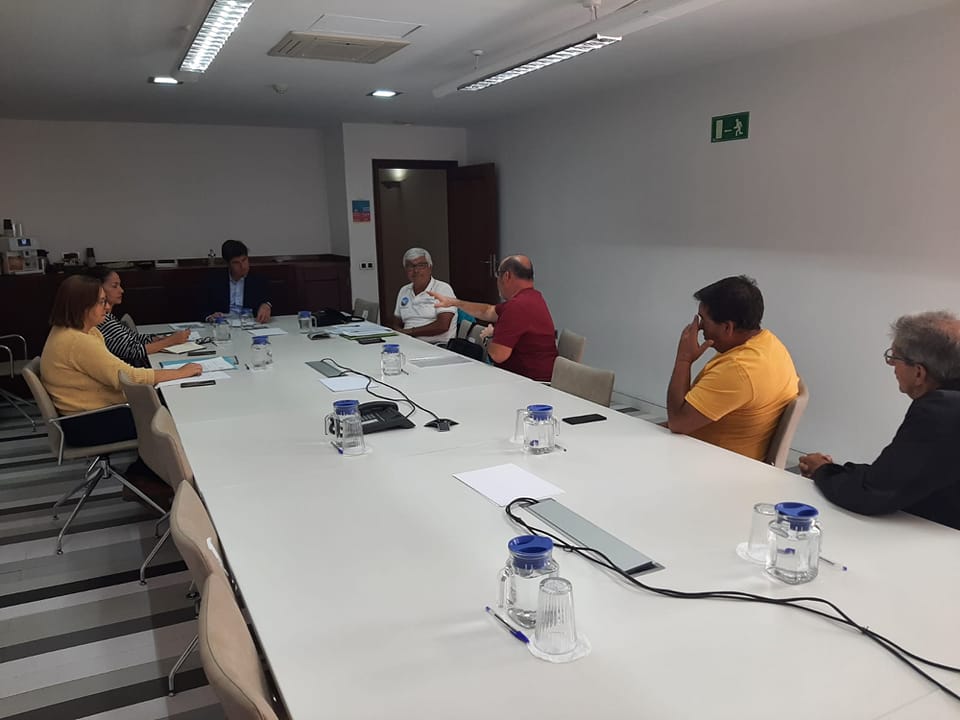 Reunión en la FECAM (Federación Canaria de Municipios)