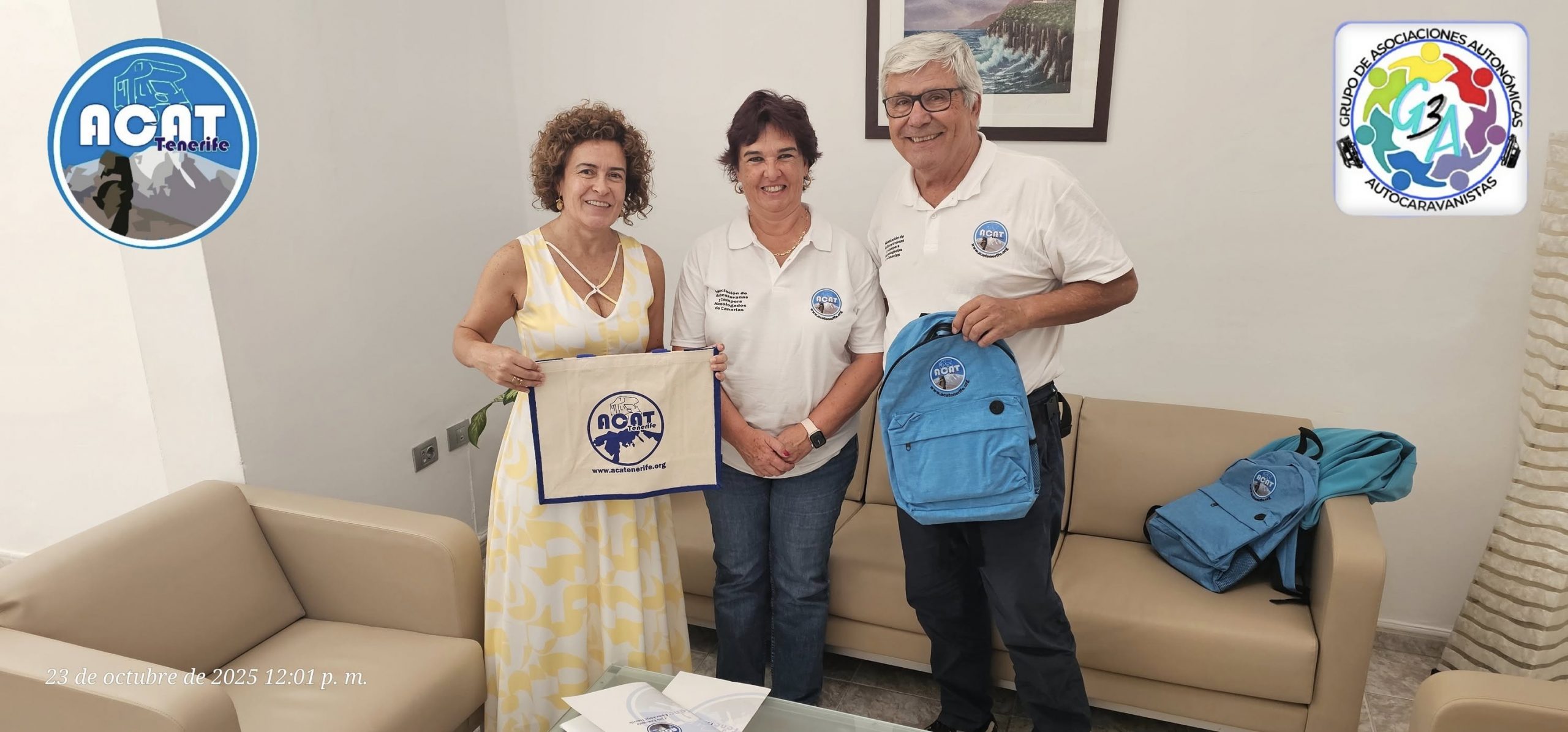 En el día de hoy (jueves 23/10/2025) se ha mantenido una reunión de trabajo en el Ayto. de San Sebastián de La Gomera con su Alcaldesa, Sra. Angélica Padilla Herrera.