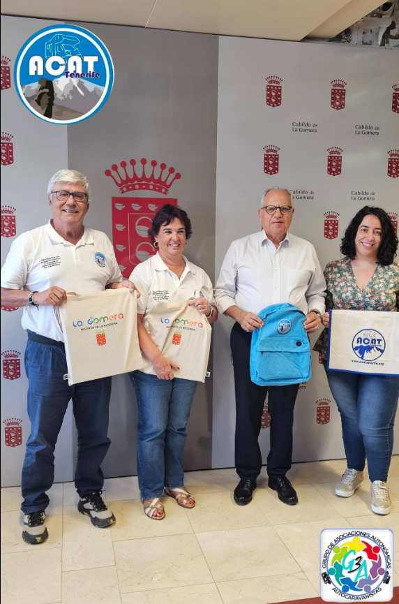 Hoy (23/10/2025) y tras la reunión con la Alcaldesa del Ayto. de San Sebastián de La Gomera