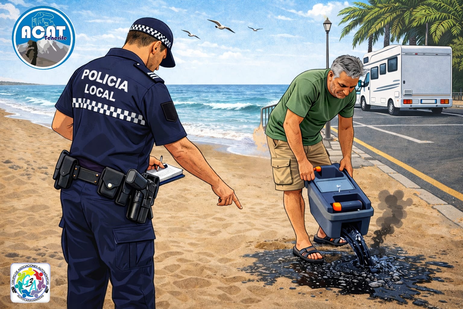 Desde Acat Tenerife queremos trasladar nuestro más sincero agradecimiento a la Policía Local