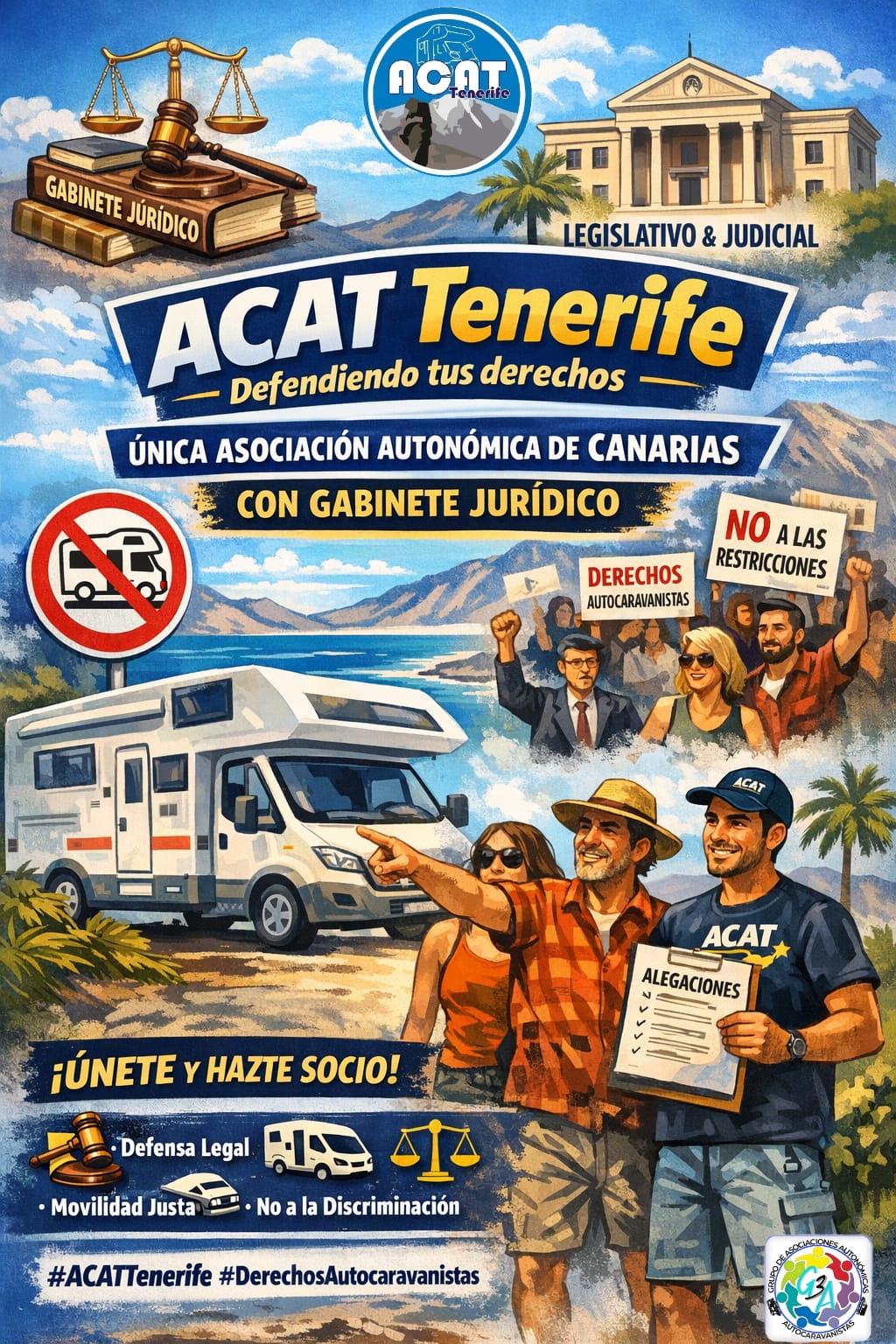 ACAT Tenerife, en defensa de los intereses de los Autocaravanistas Canarios!!!
