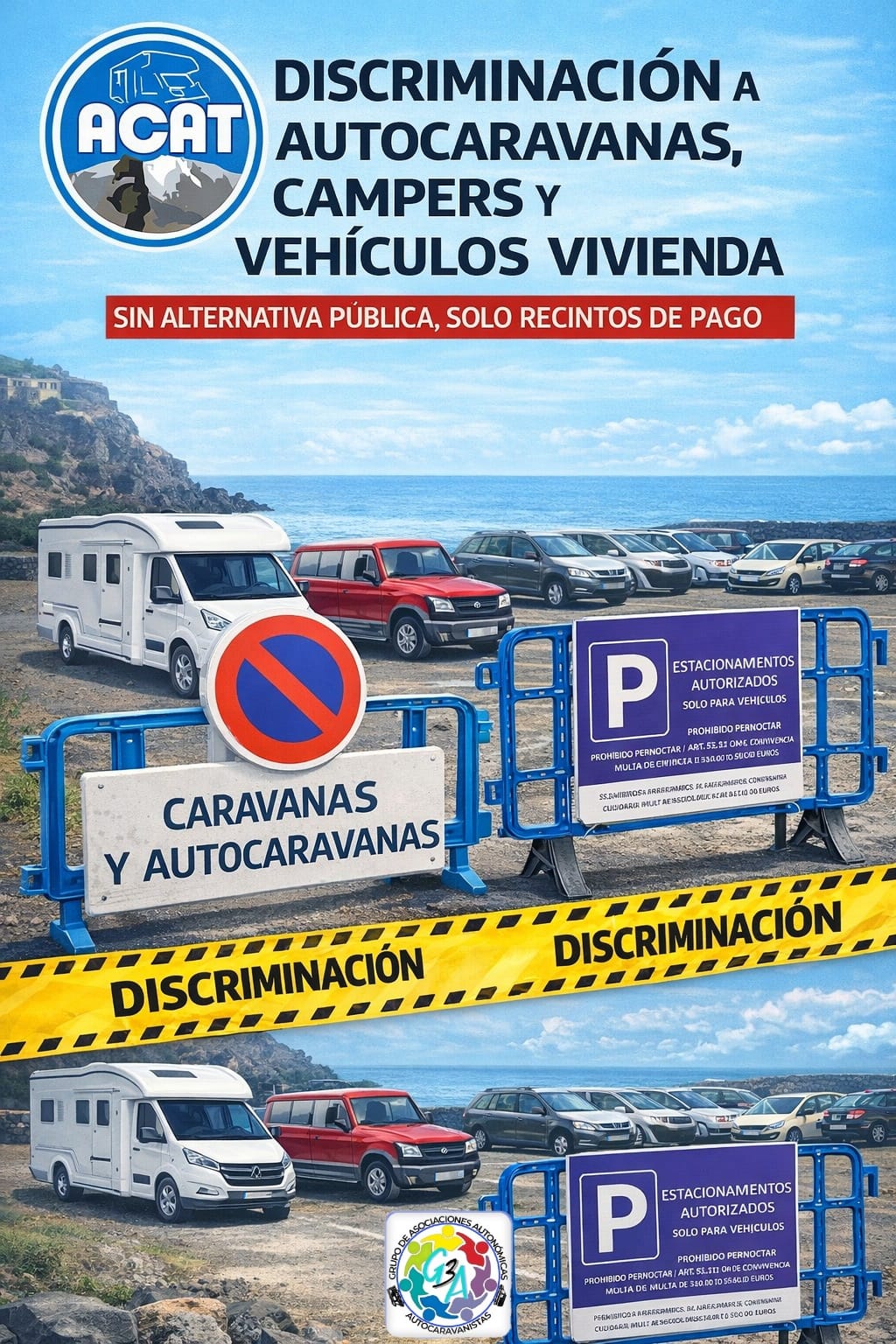 Indianos 2026; Estacionar no es acampar: igualdad en el uso del espacio público!!