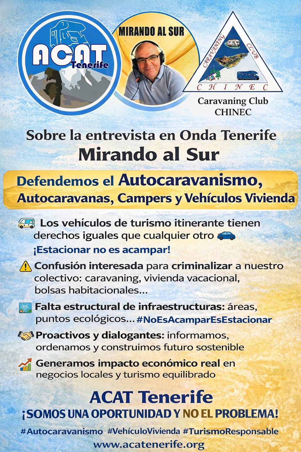 Autocaravanismo en Canarias: Legalidad, Convivencia y Futuro desde “Mirando al Sur”
