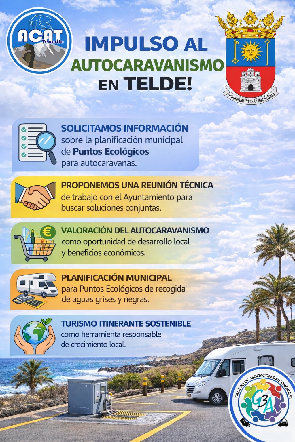 Reiteración de escrito ante el Ayuntamiento de Telde