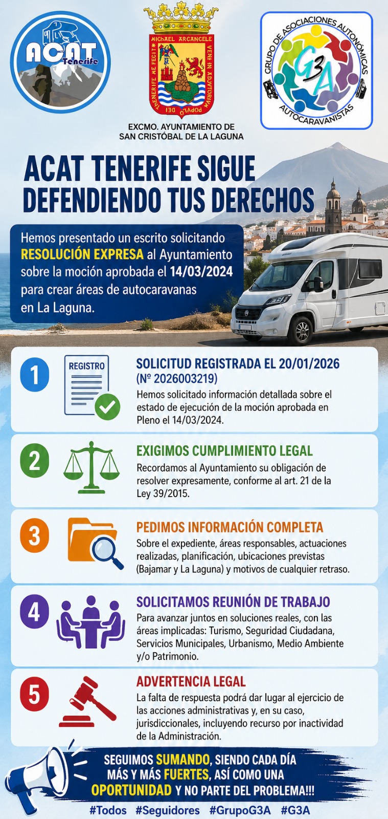 ACAT TENERIFE SIGUE DEFENCIENDO TUS DERECHOS