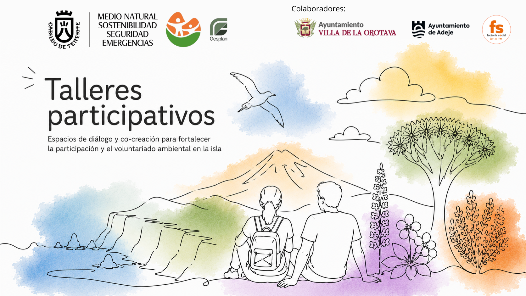 El Cabildo de Tenerife convoca talleres participativos para el nuevo Plan de Acción de Voluntariado Ambiental