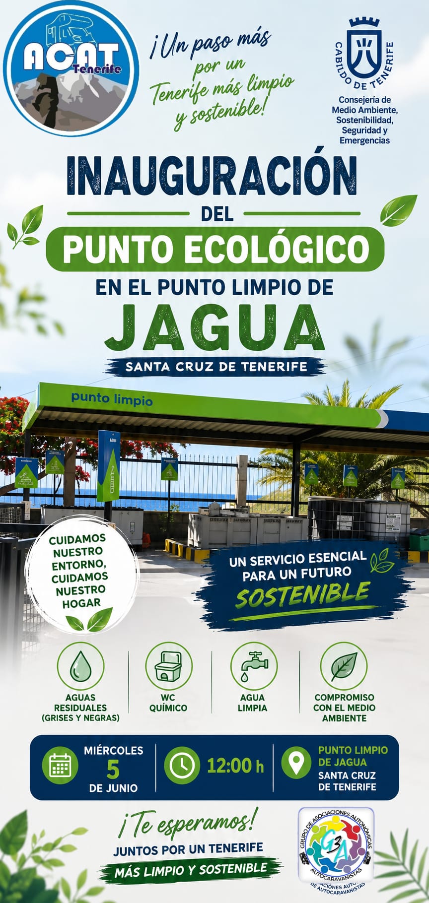 Les mostramos cómo llegar al nuevo Punto Ecológico del Punto Limpio de Jagua (Santa Cruz de Tenerife)