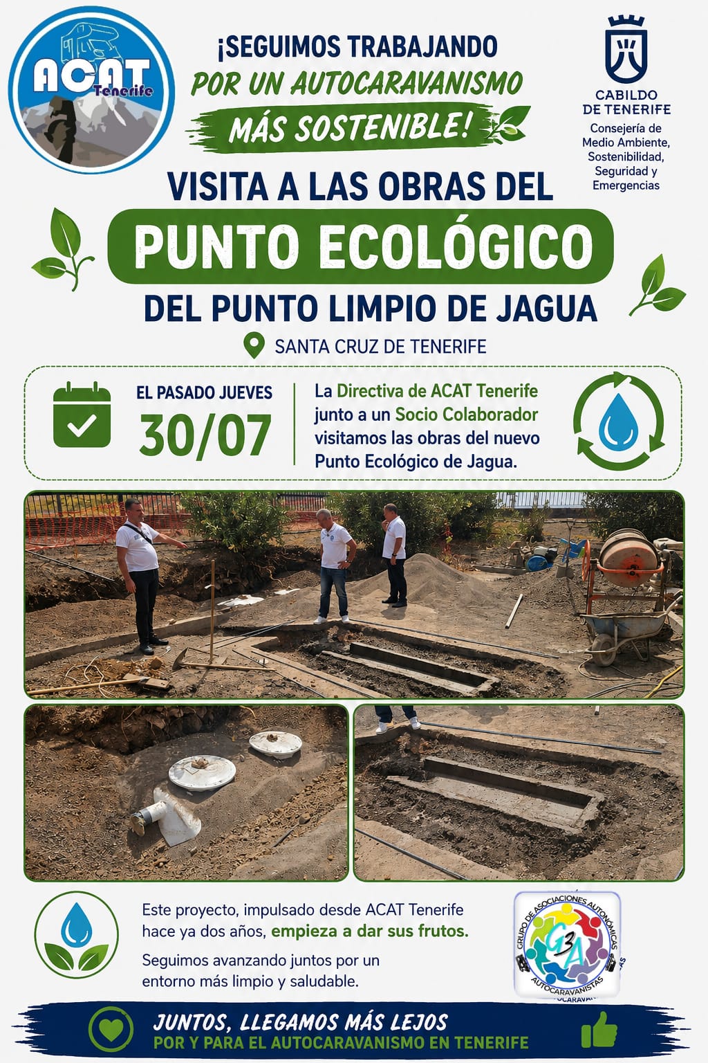 Mañana, miércoles 5, a las 12:00 horas, se inaugura el Punto Ecológico del Punto Limpio de Jagua (Santa Cruz de Tenerife)