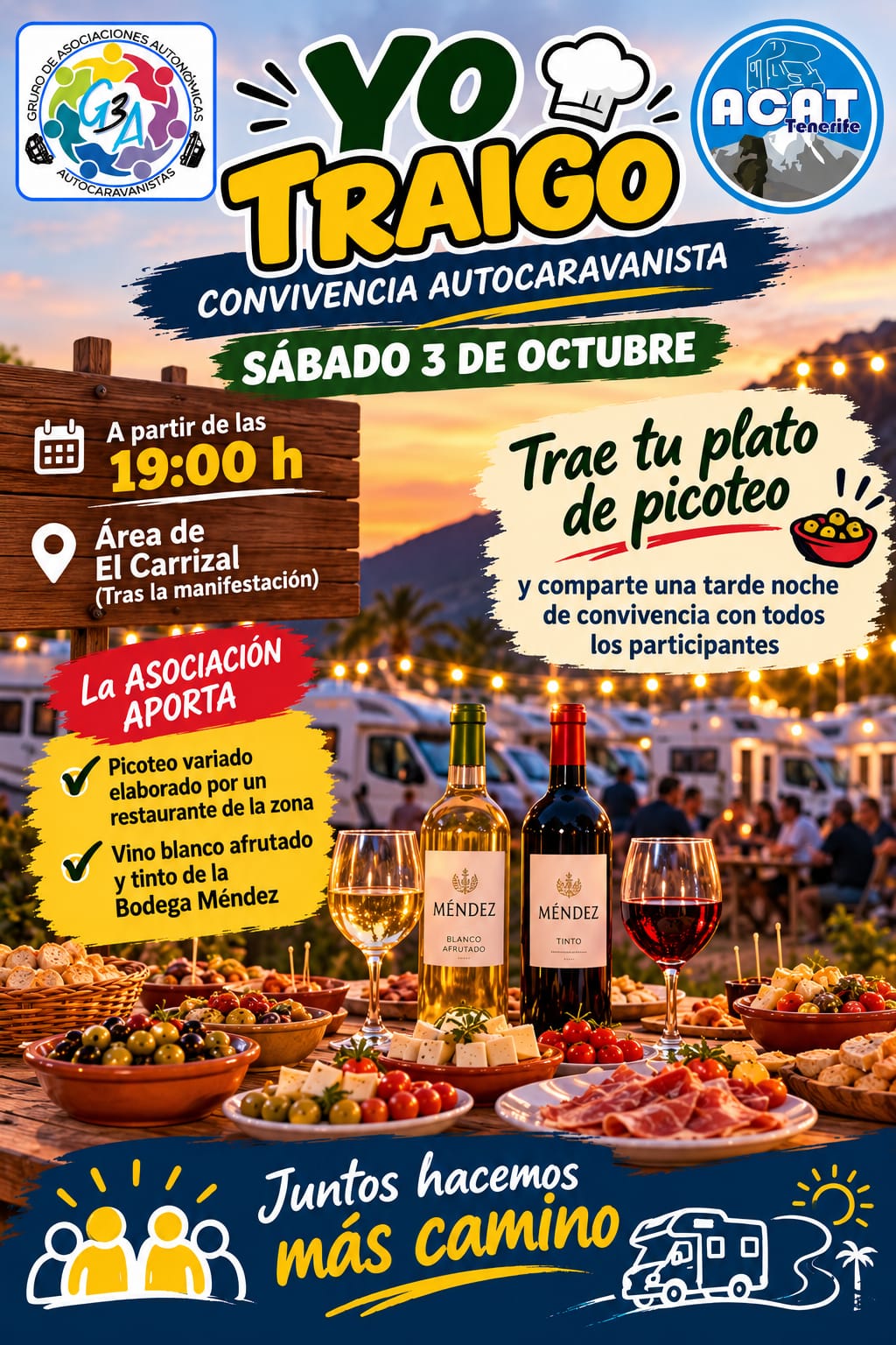 A TENER EN CUENTA EN LAS JORNADAS DE CONVIVENCIA DE EL CARRIZAL